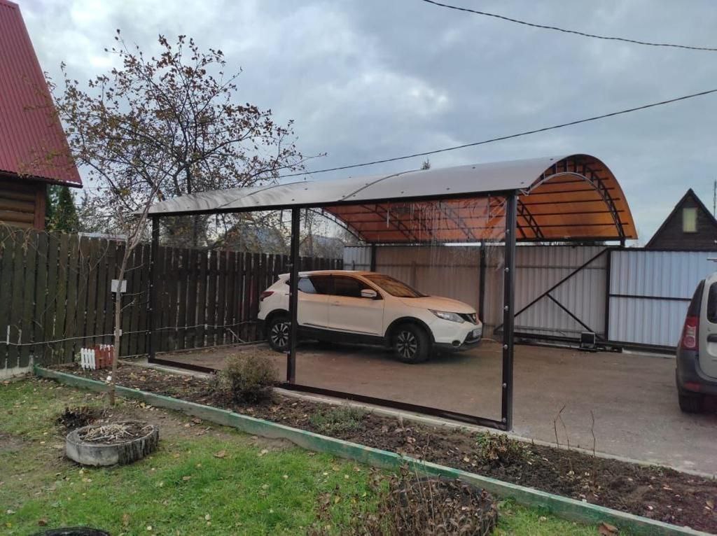 Прозрачные шторы ПВХ для навеса под автомобиль в городе Ликино-Дулево